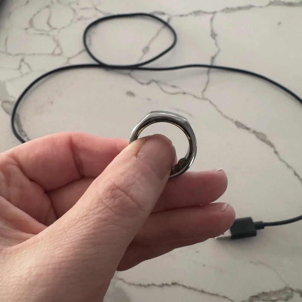 Oura Silver smart Ring, heritage, generation 3 size 8